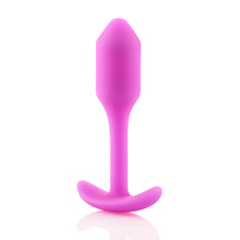 Load image into Gallery viewer, Snug Plug 1 - Weighted Butt Plug by B-Vibe - Vegan Anal toy - Bold Humans - Anal, Anal training, Beginner anal, Butt plug, Toy