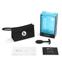 Load image into Gallery viewer, Snug Plug 1 - Weighted Butt Plug by B-Vibe - Vegan Anal toy - Bold Humans - Anal, Anal training, Beginner anal, Butt plug, Toy