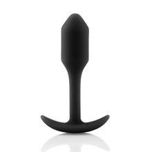 Load image into Gallery viewer, Snug Plug 1 - Weighted Butt Plug by B-Vibe - Vegan Anal toy - Bold Humans - Anal, Anal training, Beginner anal, Butt plug, Toy