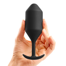 Load image into Gallery viewer, Snug Plug 4 - Weighted Butt Plug by B-Vibe - Vegan Anal toy - Bold Humans - Anal, Anal training, Butt plug, Toy, XL anal