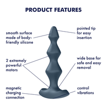 Load image into Gallery viewer, Lolli Plug 1 by Satisfyer - Vegan Anal toy - Bold Humans - Anal, Anal beads, Beginner anal, Butt plug, SALE, Toy