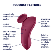 Load image into Gallery viewer, Sexy Secret - Panty Vibrator by Satisfyer - Vegan Vibrator - Bold Humans - App-controlled, Couple vibrator, External vibrator, SALE, Toy, Vibrator, Waterproof