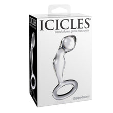 Load image into Gallery viewer, No. 46 Glass Plug by Icicles - Vegan Anal toy - Bold Humans - Anal, Anal dildo, Toy
