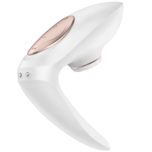 Load image into Gallery viewer, Pro 4 - Couple Vibrator by Satisfyer - Vegan Vibrator - Bold Humans - Air pressure, Couple vibrator, External vibrator, G-spot vibrator, SALE, Toy, Vibrator, Waterproof
