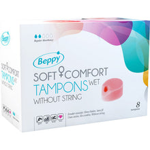 Load image into Gallery viewer, Wet Tampons 8 pcs by Beppy - Vegan Menstruation Care - Bold Humans - Health, Menstruation, Vaginal health