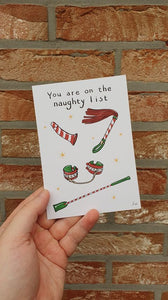 Naughty List - Card