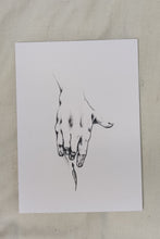 Load image into Gallery viewer, Wandering Hands Part I - artprint A6
