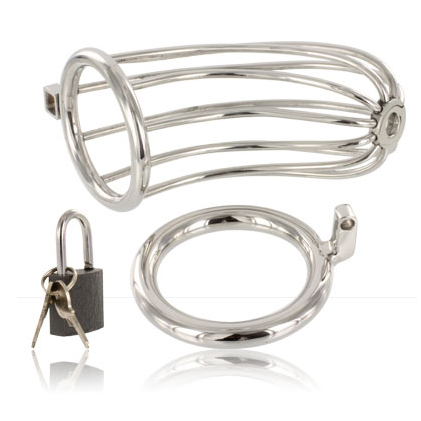 Chastity Cage - Stainless Steel Bird Cage
