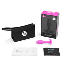 Load image into Gallery viewer, Snug Plug 1 - Weighted Butt Plug by B-Vibe - Vegan Anal toy - Bold Humans - Anal, Anal training, Beginner anal, Butt plug, Toy
