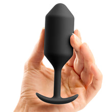 Load image into Gallery viewer, Snug Plug 3 - Weighted Butt Plug by B-Vibe - Vegan Anal toy - Bold Humans - Anal, Anal training, Butt plug, Toy
