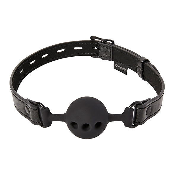 Breathable Ball Gag by Sportsheets - Vegan Restraints - Bold Humans - Beginner kink, Kink, Restraints