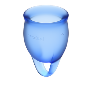Menstruation Cup - Set of 2 by Satisfyer - Vegan Menstruation Care - Bold Humans - Health, Menstruation, Vaginal health