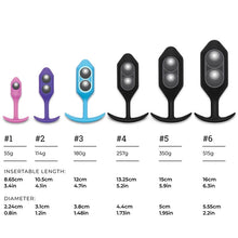 Load image into Gallery viewer, Snug Plug 4 - Weighted Butt Plug by B-Vibe - Vegan Anal toy - Bold Humans - Anal, Anal training, Butt plug, Toy, XL anal
