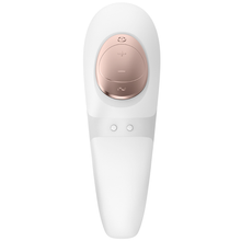 Load image into Gallery viewer, Pro 4 - Couple Vibrator by Satisfyer - Vegan Vibrator - Bold Humans - Air pressure, Couple vibrator, External vibrator, G-spot vibrator, SALE, Toy, Vibrator, Waterproof
