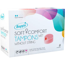 Load image into Gallery viewer, Wet Tampons 8 pcs by Beppy - Vegan Menstruation Care - Bold Humans - Health, Menstruation, Vaginal health
