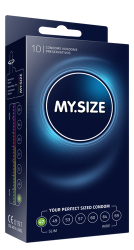 MY.SIZE - Vegan Latex Condom 10 pcs by My.Size - Vegan Condom - Bold Humans - Condom, Health, SALE