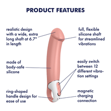 Load image into Gallery viewer, Master by Satisfyer - Vegan Vibrator - Bold Humans - G-spot vibrator, SALE, Toy, Vibrator, Waterproof

